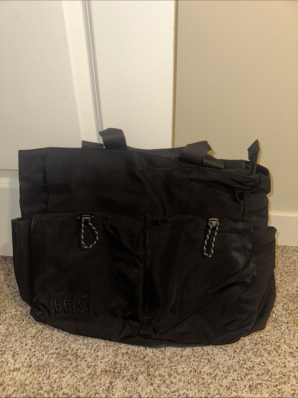 BEIS Black Tote Bag